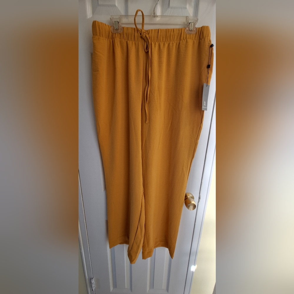 Mustard Yellow Wide Leg